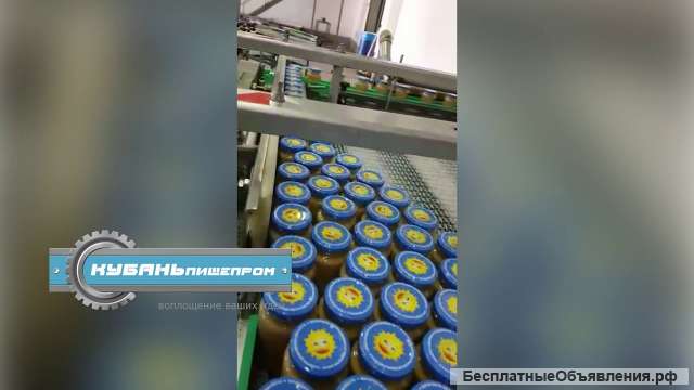 Линия переработки ягод, фруктов на пюре, джем, повидло