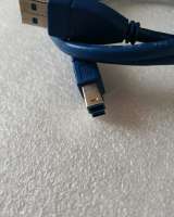 Кабель USB-A - USB-B 3.0 синий 1 метр