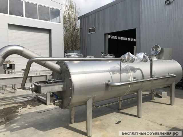 Бланширователи ленточные, шнековые по зеленому горошку и кукурузе и фасоли