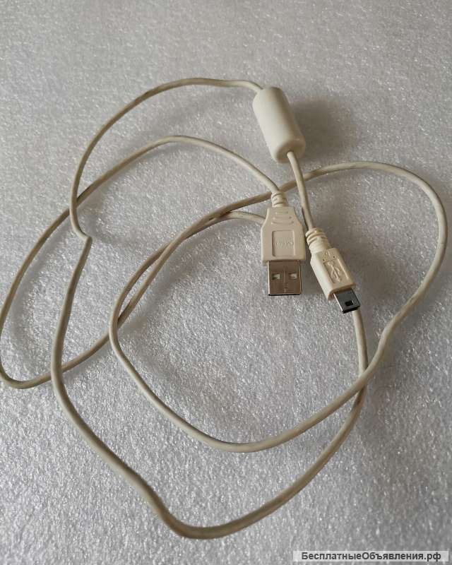 Провод USB-A male - Type B mini USB male в ассортименте оригинальный