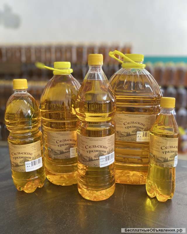 Масло подсолнечное нерафинированное