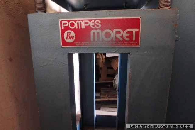 Насос Pompes moret mra-125.315 120m3/h 20m 1030tr/min alsthom 3~AF1S180mr4 b3 1452min-1 18.5kW 50Hz