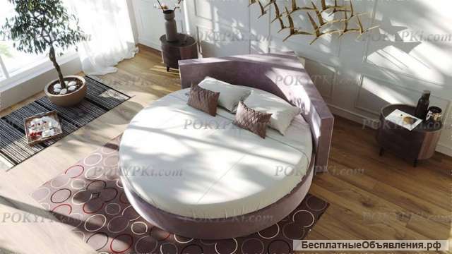 Круглая кровать «Жасмин»
