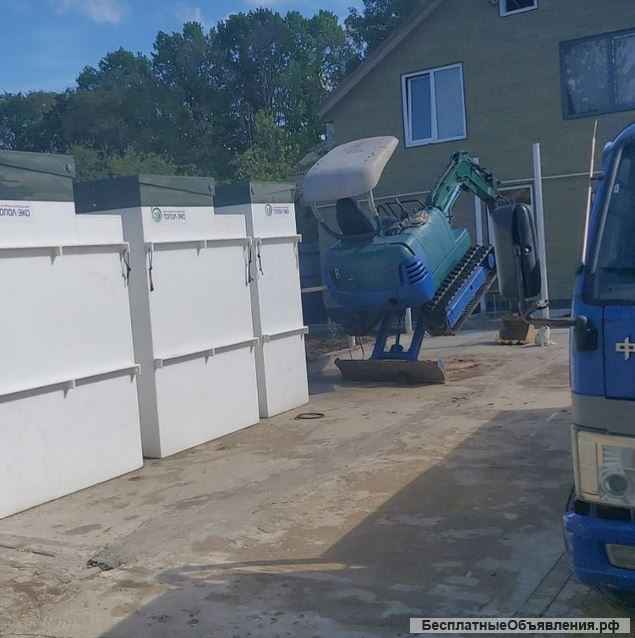 Автономная канализация с установкой