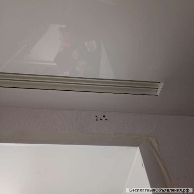 Установка натяжных потолков