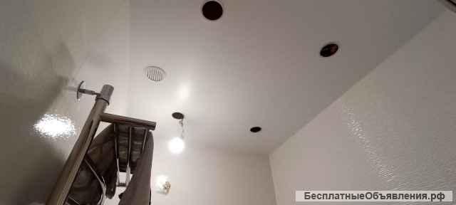 Установка натяжных потолков