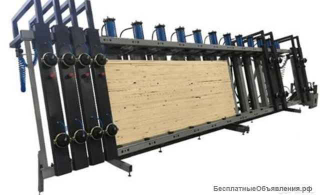 Пневматический пресс для производства дверей