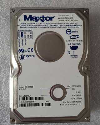 Maxtor 300 Гб 300 Gb Жесткий диск DiamondMax 10 6L300R0 IDE