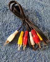 3 RCA - 3 RCA audio-видео Провод 1.5 метра оригинальный НОВЫЙ