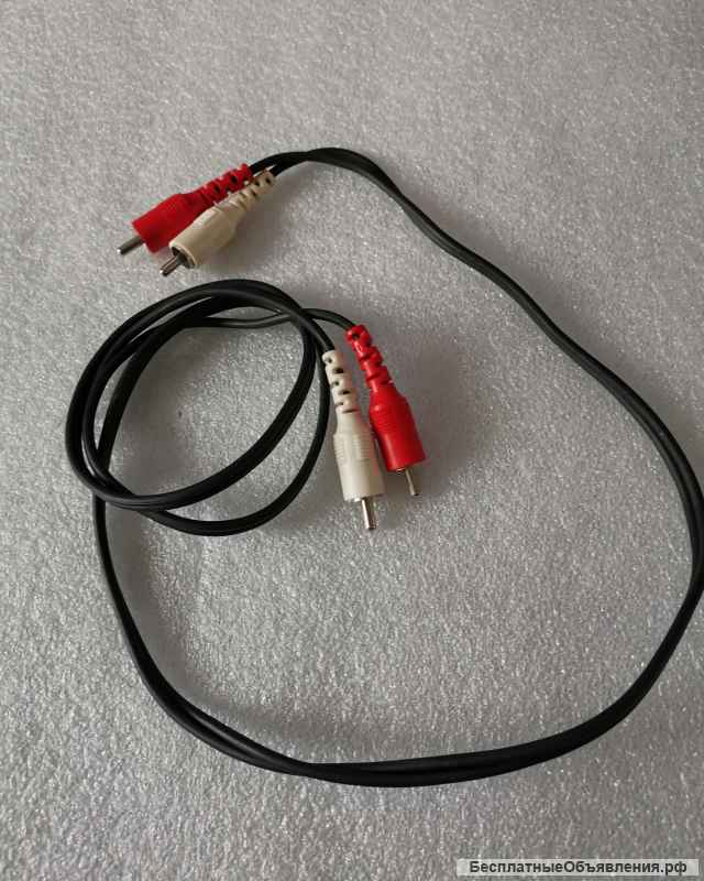2 RCA - 2 RCA audio Провод 1 метр и 1.5 метра оригинальный