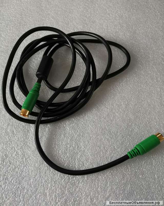 SVideo 9 pin - SVideo 9 pin CREATIVE кабель 2.5 метра редкий оригинальный НОВЫЙ