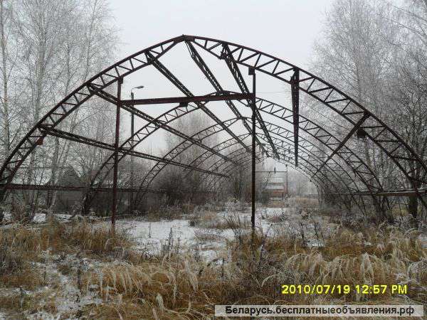 Подам ангар 17м на 36м (612м.кв ) без обшивки.