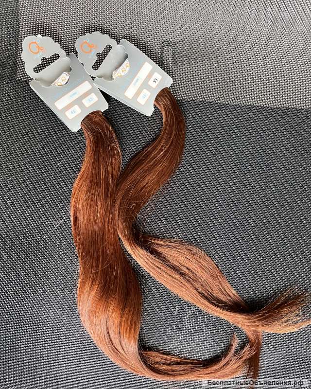 Натуральные волосы на лентах южно-русские, цвета разные