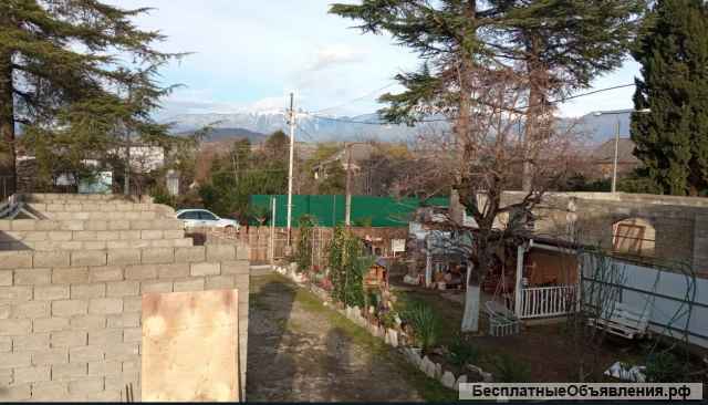 Дом в Цандрыпш 14 соток