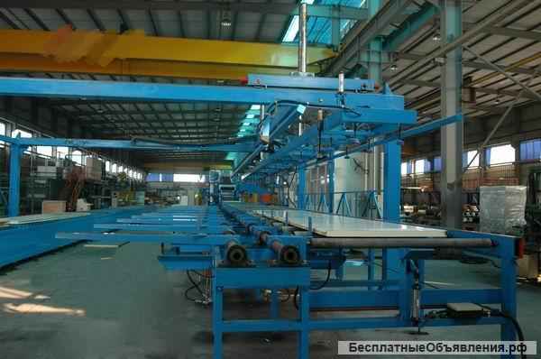 Производство сэндвич панелей. Поставка оборудования «под ключ»