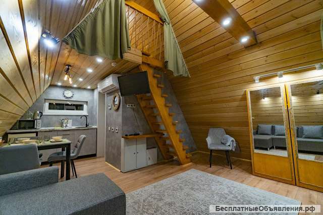 Дом A-frame 6х6 с террасой