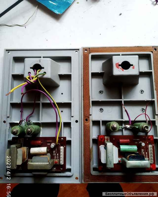 2 колонки 15 АС с кроссоверами, комплект, без НЧ головок