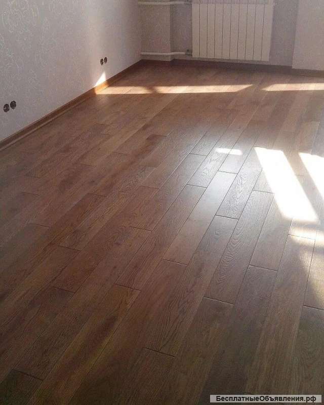 Укладка ламината, линолеума