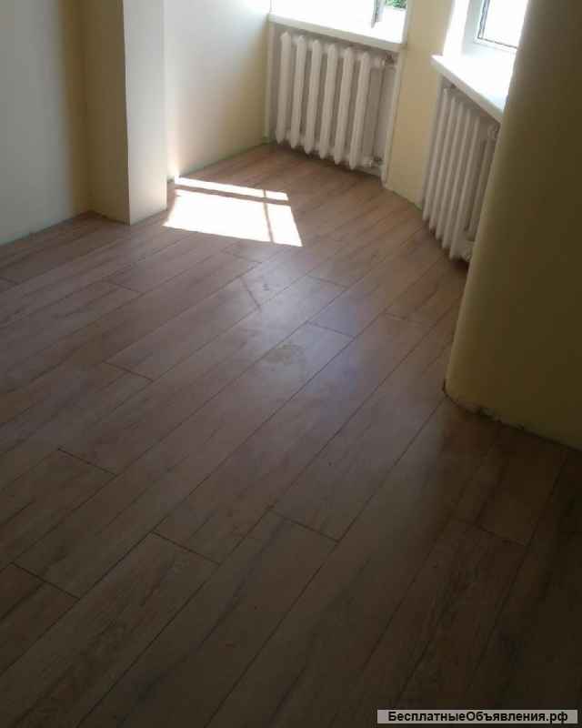 Укладка ламината, линолеума