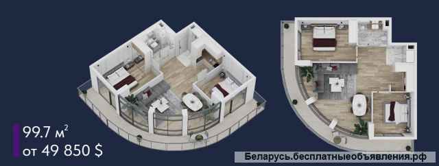 Квартиры на берегу Черного моря в г.Батуми Грузия (Минск)