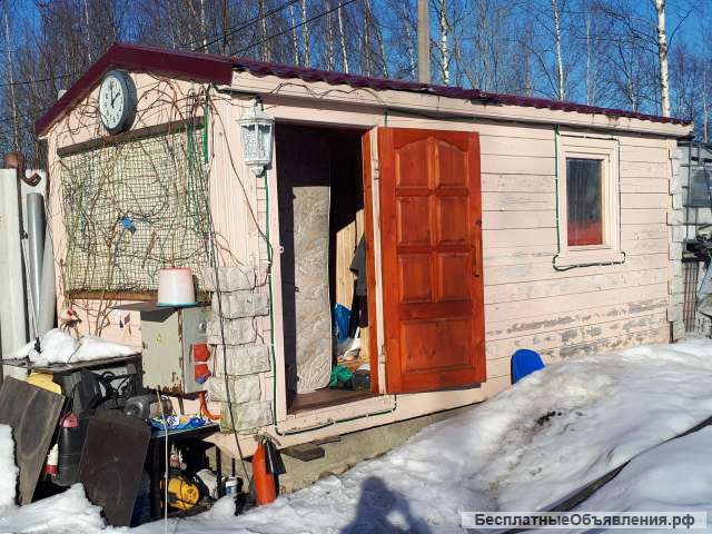 Бытовка строительная, жилая из бруса