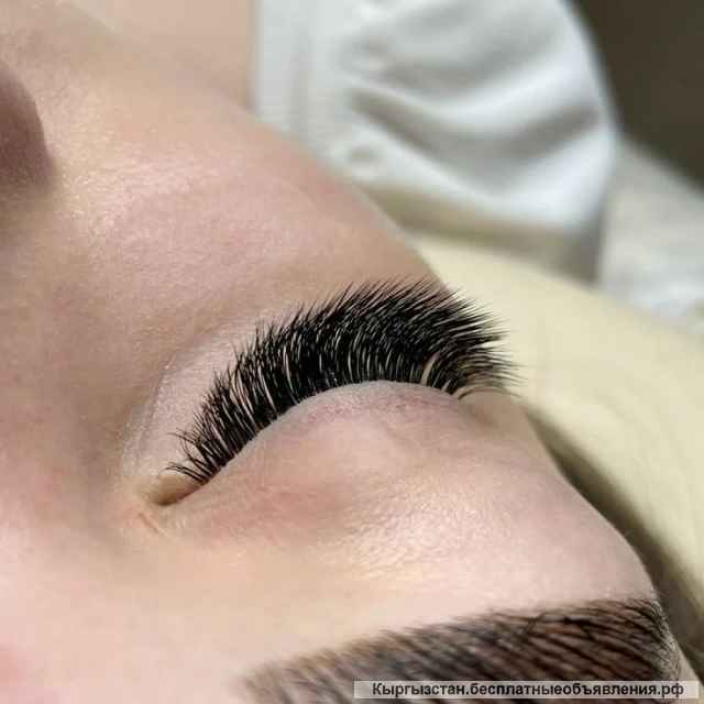 Наращивание ресниц все объёмы от 1000 сом