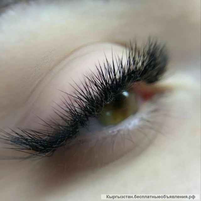 Наращивание ресниц все объёмы от 1000 сом