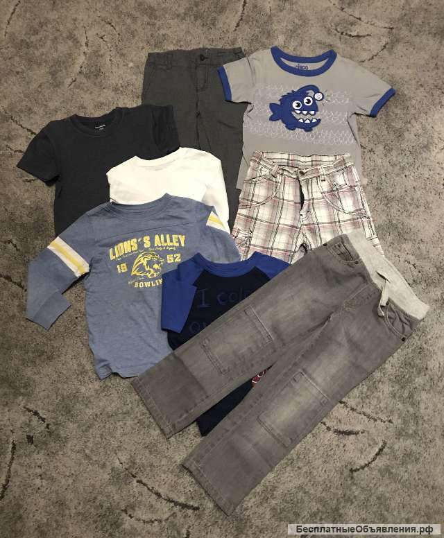 Детские вещи на 4-6 лет