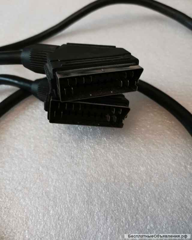 Кабель Cablexpert SCART - SCART (CCV-518), 1.8 м, черный провод в ассортименте оригинальный