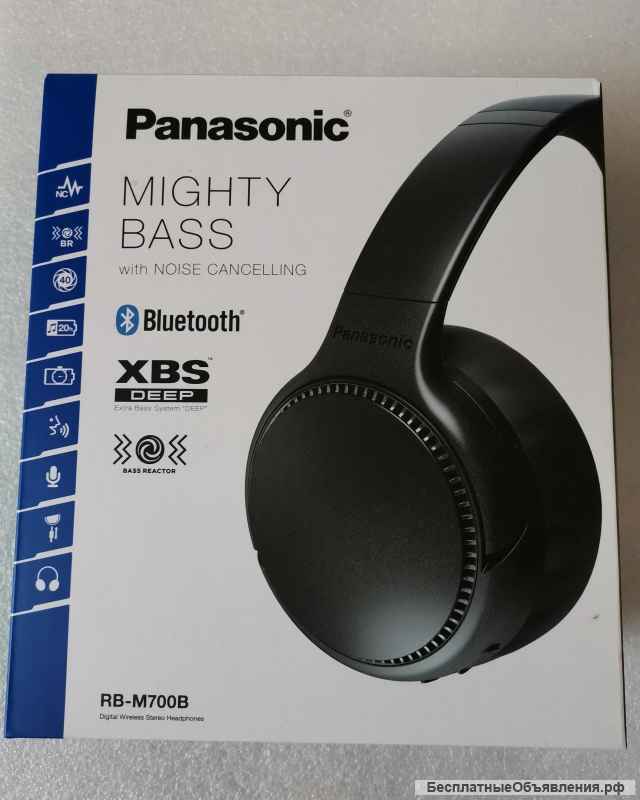 Беспроводные наушники Panasonic RB-M700B оригинальные НОВЫЕ