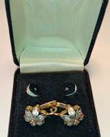 Золотые Серьги с Фианитами 585 пробы