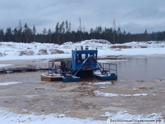 Земснаряд 1800/32.Аренда земснаряда. Намыв песка.