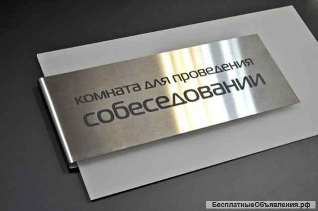 Дверные таблички. Разные виды, материалы.