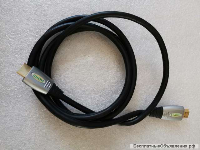 Кабель DEFENDER PROFESSION HDMI - HDMI AWM 20276 VW-1 HDMI cable (1.8 метра) оригинальный