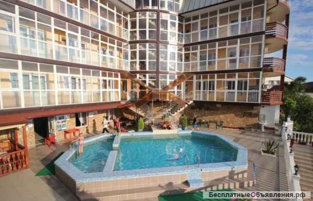 Гостиница "Вологжанка" Адлер - видовая терраса, бассейн