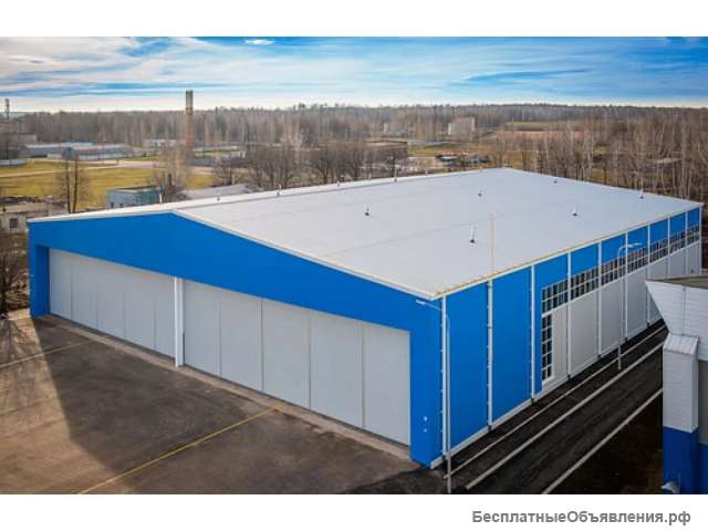 "Быстровозводимые здания, склады, ангары"