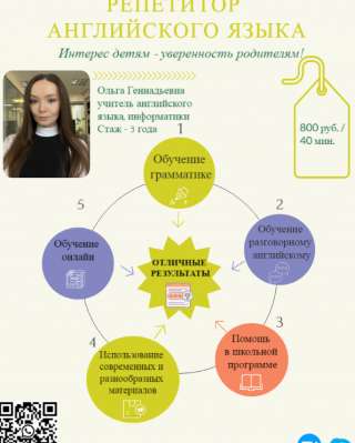 Онлайн репетитор английского языка