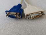 Переходник FOXCONN 1 DVI 59 pin M to 1 VGA 15 pin F + 1 DVI (24+5) F Оригинальный новый New/Original