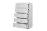 Комод белый 5 ящиков