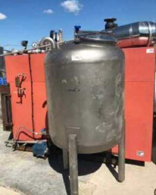 Емкость нержавеющая, объем 0,5 куб.м., инв 9251