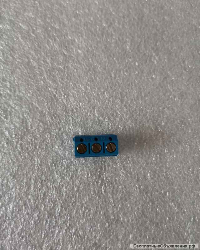 KLS2-103-5.00-03P-4S (DG103-5.0-03P), Клемма винтовая 3 контакта, шаг 5.0 мм оригинальная НОВАЯ