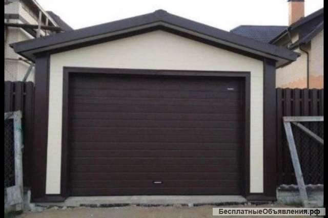 Гараж из сэндвича панелей