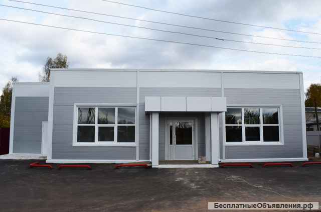 Гараж из сэндвича панелей