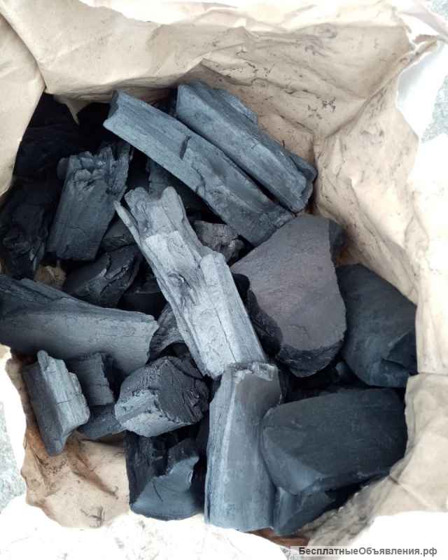 Уголь древесный березовый эконом 15л (2,5кг)