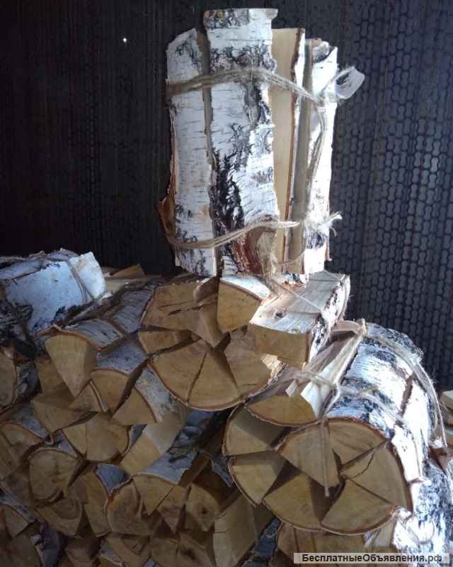 Дрова березовые вязанка 7-8 кг