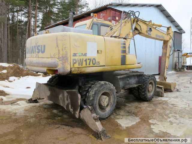 Колесник Komatsu 170, 19 т., 2 ковша, макс. опции