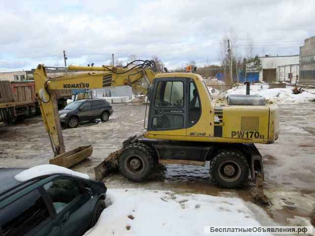 Колесник Komatsu 170, 19 т., 2 ковша, макс. опции