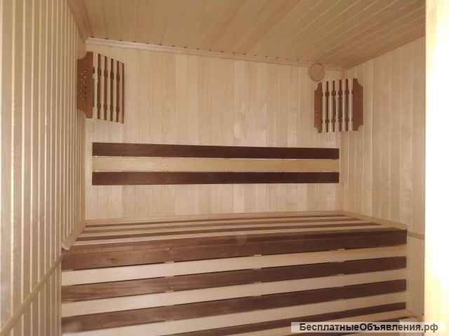 Внутренняя отделка бани