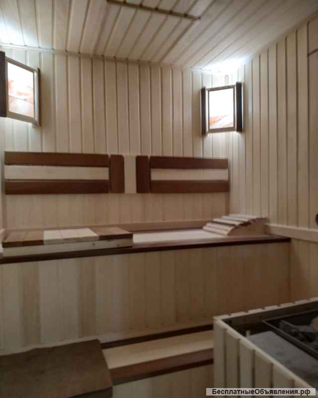Внутренняя отделка бани