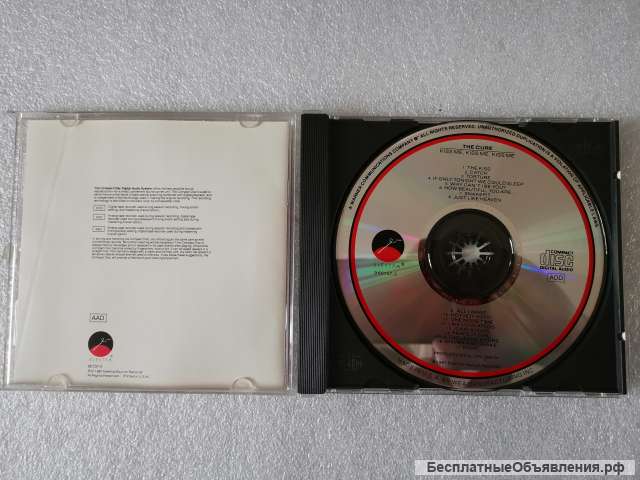 The Cure Kiss Me Kiss Me Kiss Me - CD - 1987 US Original Elektra 9 60737-2 оригинальный